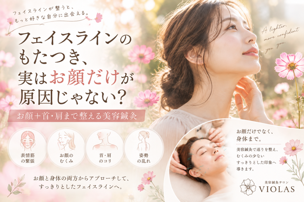【フェイスライン】もたつき、顔だけが原因じゃない？